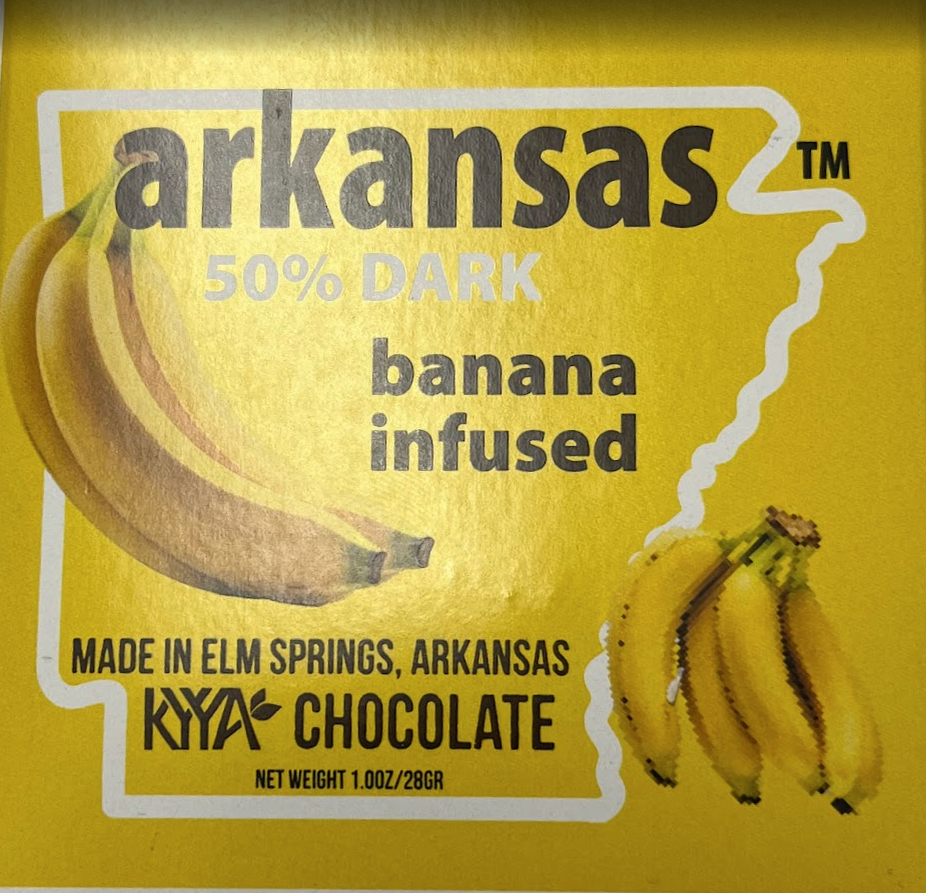 50% Dark Chocolate Banana Bar