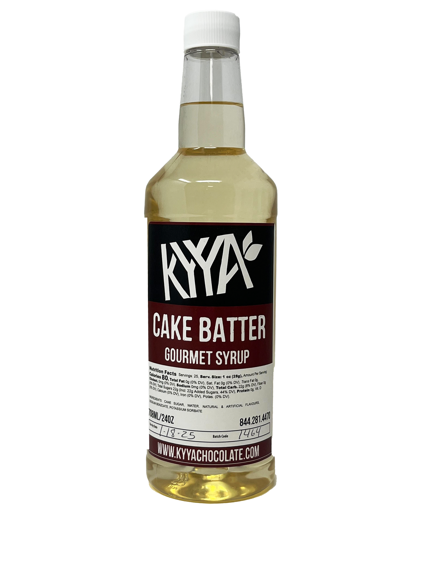 Cake Batter Gourmet Syrup