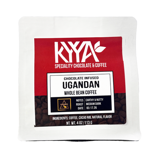 Chocolate Infused Ugandan Whole Bean Coffee