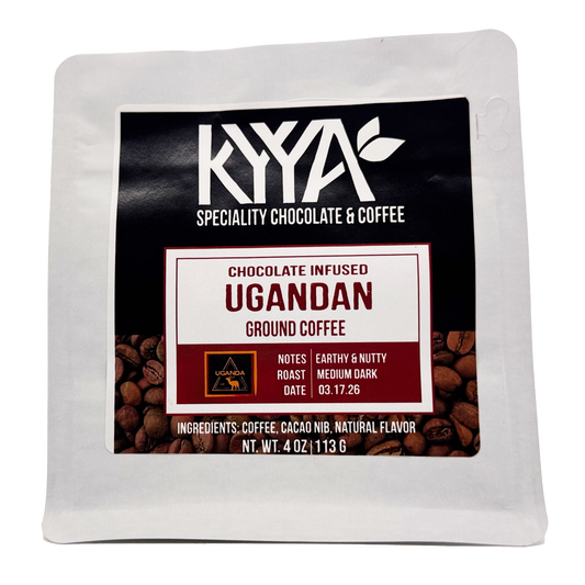 Chocolate Infused Ugandan Ground Bean Coffee