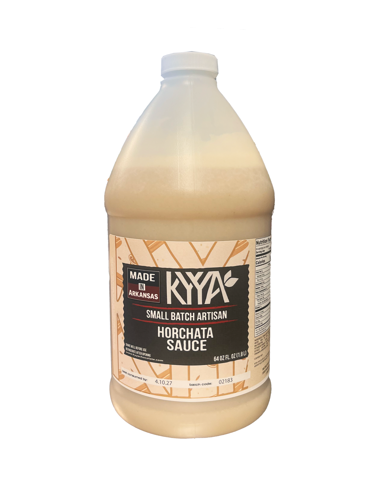 Horchata Sauce - Limited Edition - 64oz Bottle