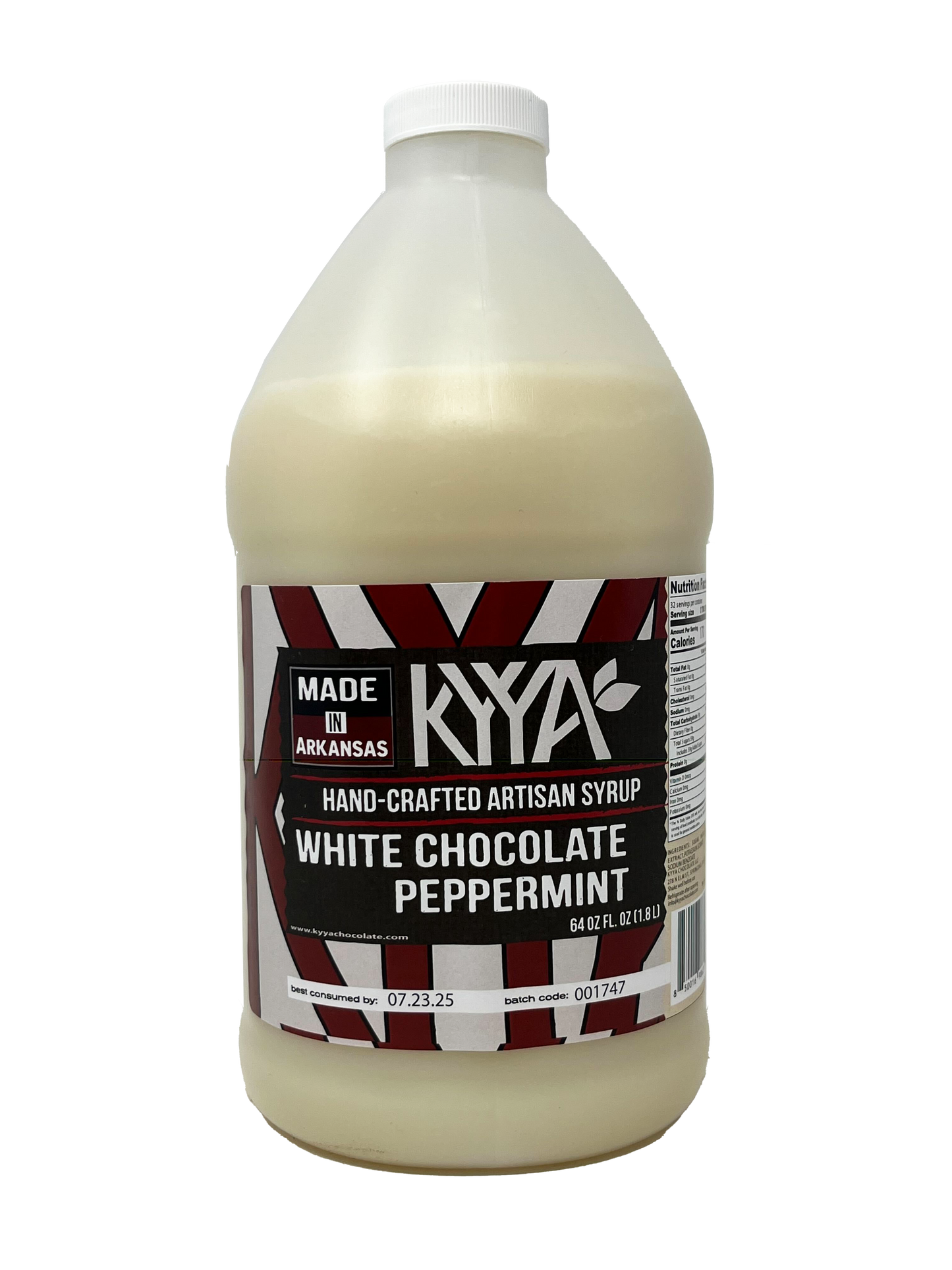 White Chocolate Peppermint Sauce- Limited Edition- 64oz Bottle
