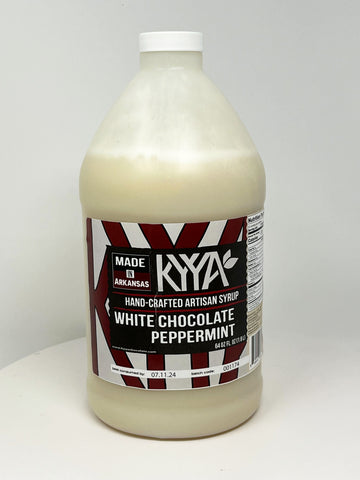 64oz Limited Edition White Chocolate Peppermint Sauce