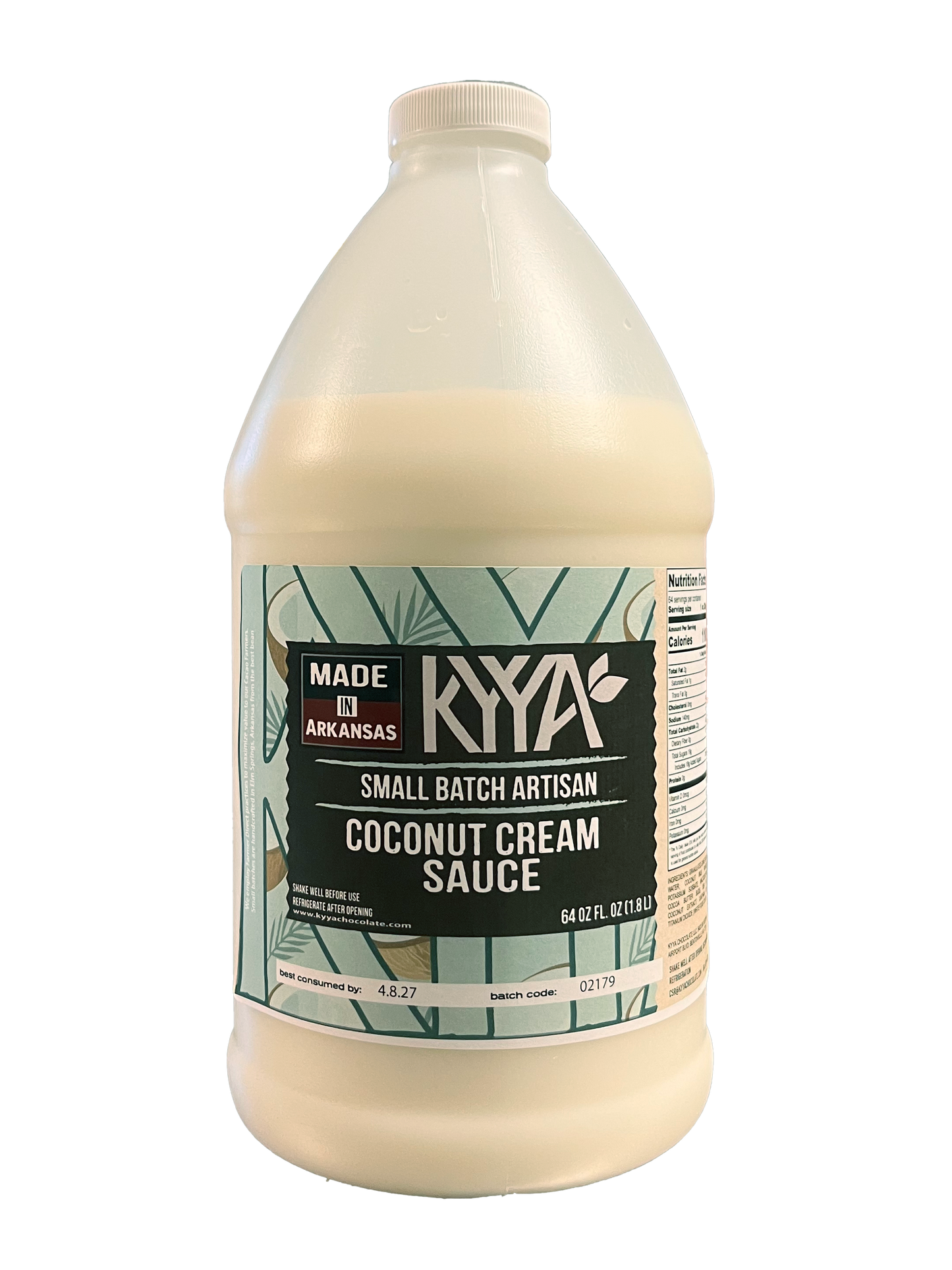 Coconut Cream Sauce - Limited Edition - 64oz Bottle