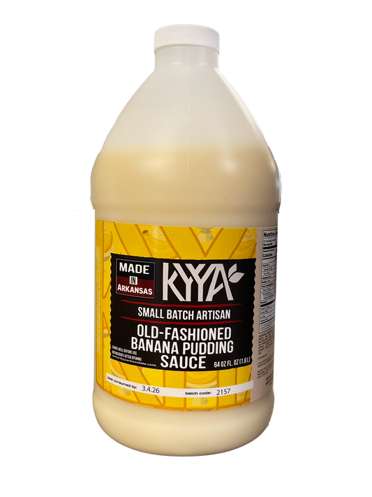 Old-Fashioned Banana Pudding Sauce - Limited Edition - 64oz Bottle