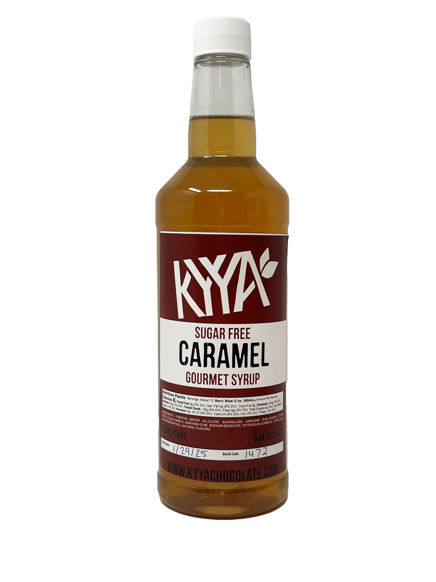 Sugar Free Caramel Gourmet Syrup – KYYA