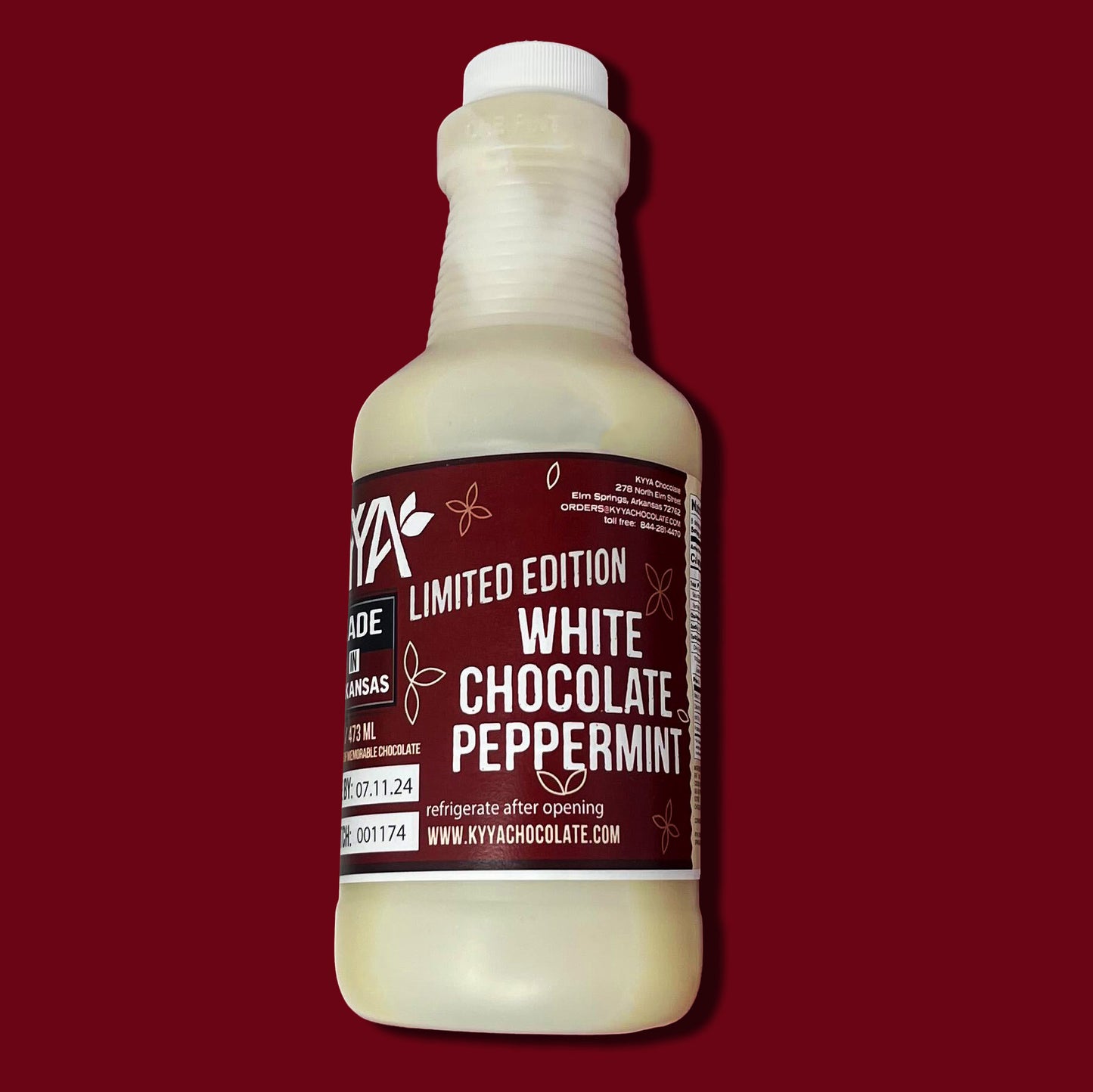 White Chocolate Peppermint Sauce- Limited Edition